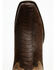 Image #6 - Dan Post Men's Exotic Ostrich Leg Western Boots - Square Toe, Chocolate, hi-res