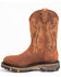 Image #3 - Cody James Men's Waterproof Decimator Western Work Boots - Steel Toe, Brown, hi-res