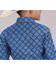 Image #2 - Roper Boys' Medallion Print Short Sleeve Snap Western Shirt, Blue, hi-res