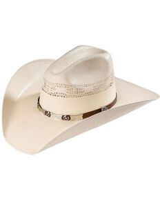 Justin 20X Mesa All Around Straw Cowboy Hat, Natural, hi-res