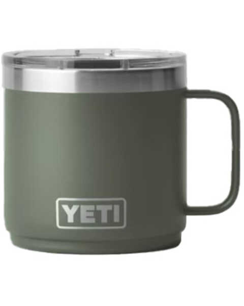Image #1 - Yeti Rambler® 14oz Stackable Mug with MagSlider™ Lid , Green, hi-res