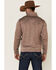 Image #5 - Cowboy Hardware Men's Brown Microfleece Zip-Up Jacket , Brown, hi-res