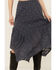 Image #2 - La La Land Women's Handkerchief Hem Lace Midi Skirt , Navy, hi-res