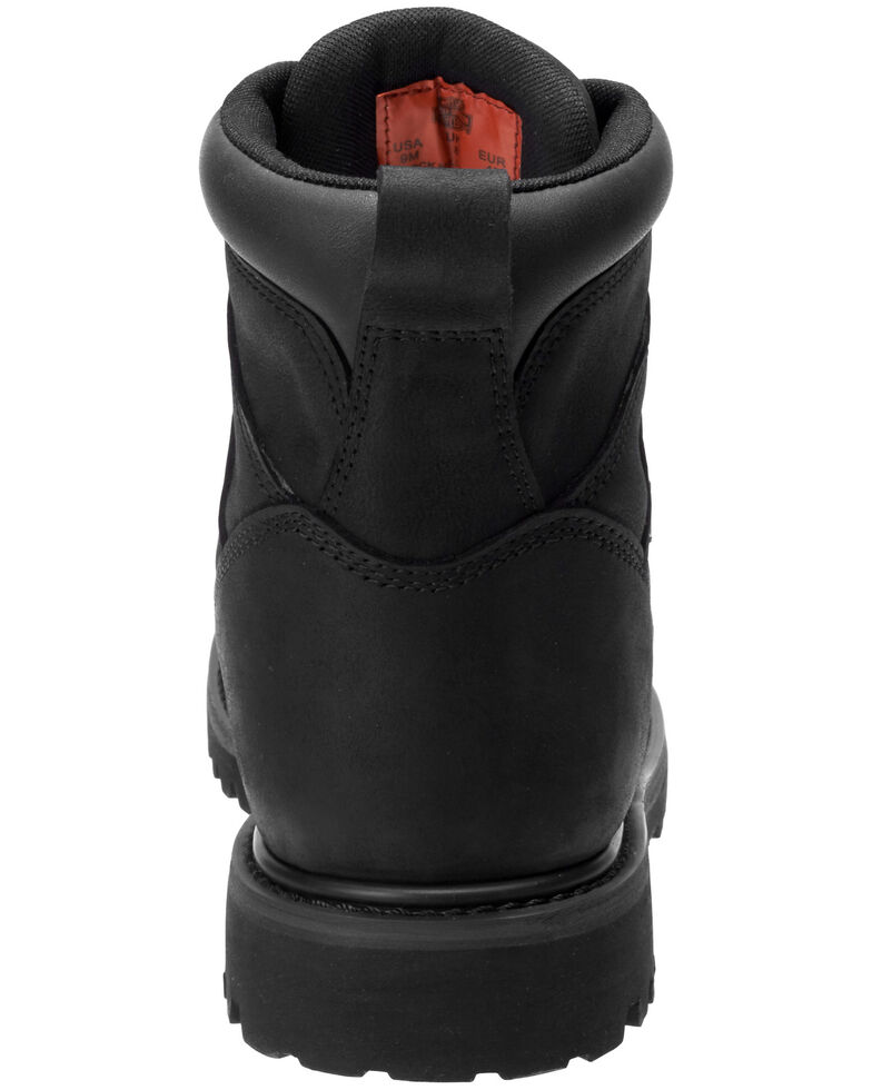 Harley Davidson Men's Gavern Waterproof Work Boots - Soft Toe, Black, hi-res