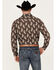 Image #4 - Cody James Men's Flea Market Paisley Print Long Sleeve Snap Western Shirt, Navy, hi-res