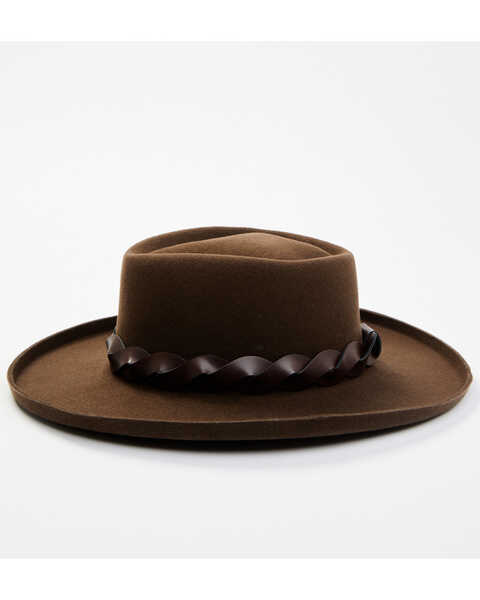 Image #3 - Shyanne Women's Felt Western Fashion Hat , Brown, hi-res