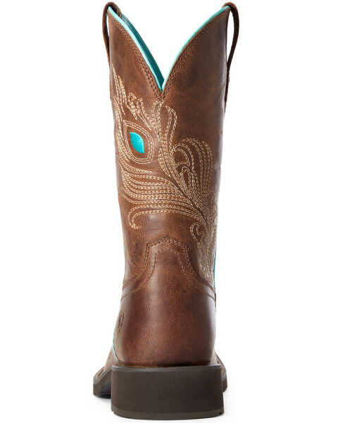 Image #3 - Ariat Women's Bright Eyes II Western Performance Boots - Broad Square Toe, Brown, hi-res