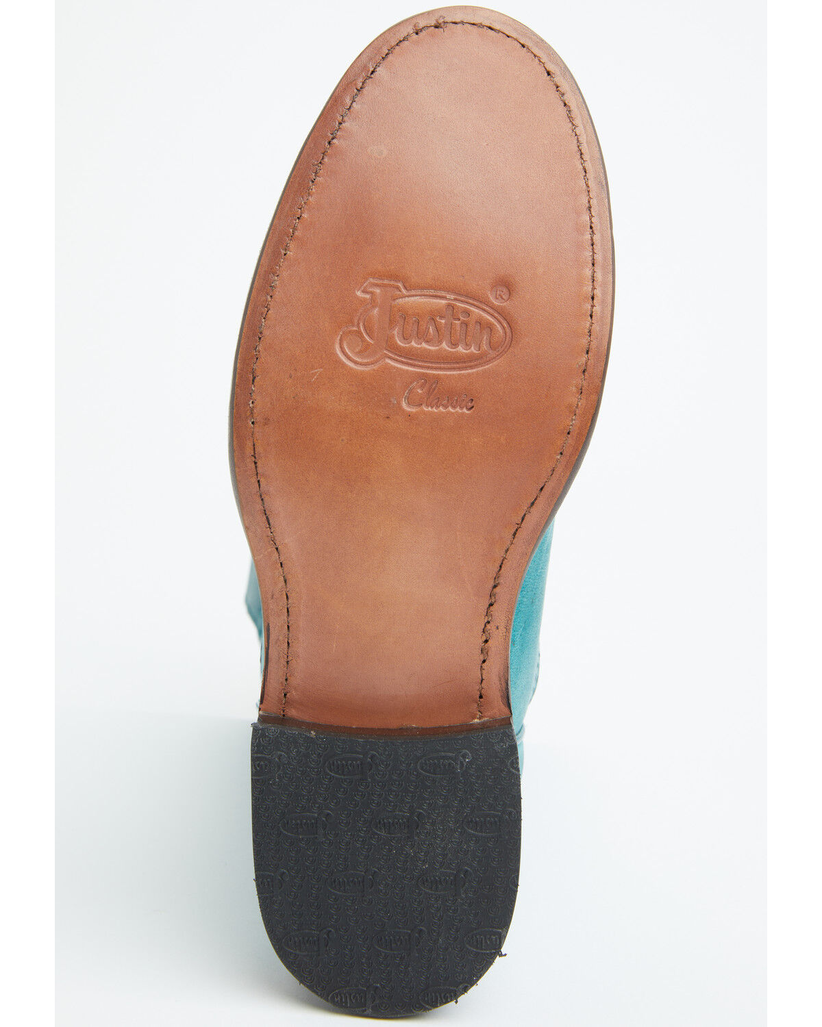 Image #7 - Justin Women's Holland Sky Roper Western Boots - Round Toe, Turquoise, hi-res