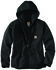 Image #2 - Carhartt Women's Washed Duck Sherpa-Lined Jacket, Black, hi-res
