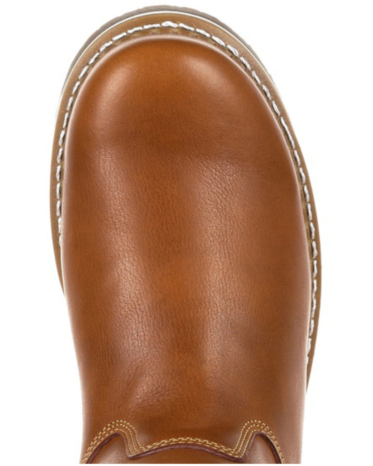 Image #6 - Georgia Boot Men's AMP LT Western Work Boots - Soft Toe, Brown, hi-res