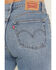 Image #4 - Levi's Women's 501 Medium Wash High Rise Straight Leg Stretch Denim Jeans, Medium Wash, hi-res