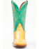 Image #4 - Dan Post Women's Exotic Watersnake Skin Western Boots - Broad Square Toe, Gold, hi-res
