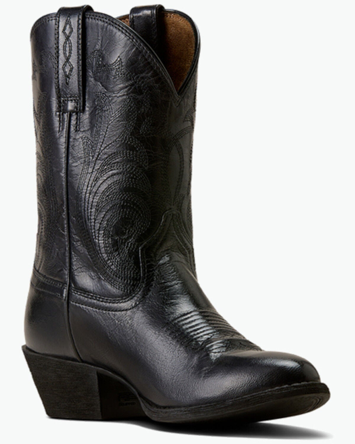 Image #1 - Ariat Women's Heritage Noir Western Boots - Round Toe, Black, hi-res