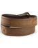 Ariat Men's Basic Western Leather Belt - Reg & Big, Distressed, hi-res