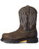Ariat Men's Workhog XT Waterproof Western Work Boots - Composite Toe, Dark Brown, hi-res