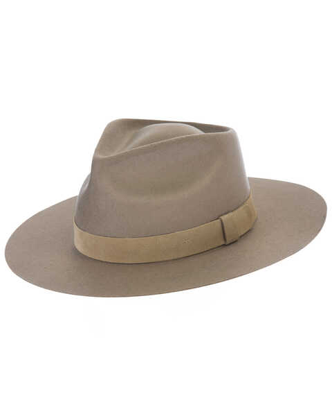 Black Creek Men's Crushable Felt Western Fashion Hat , Tan, hi-res