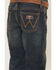 Image #4 - Wrangler Retro Little Boys' Slim Bootcut Stretch Denim Jeans, Blue, hi-res