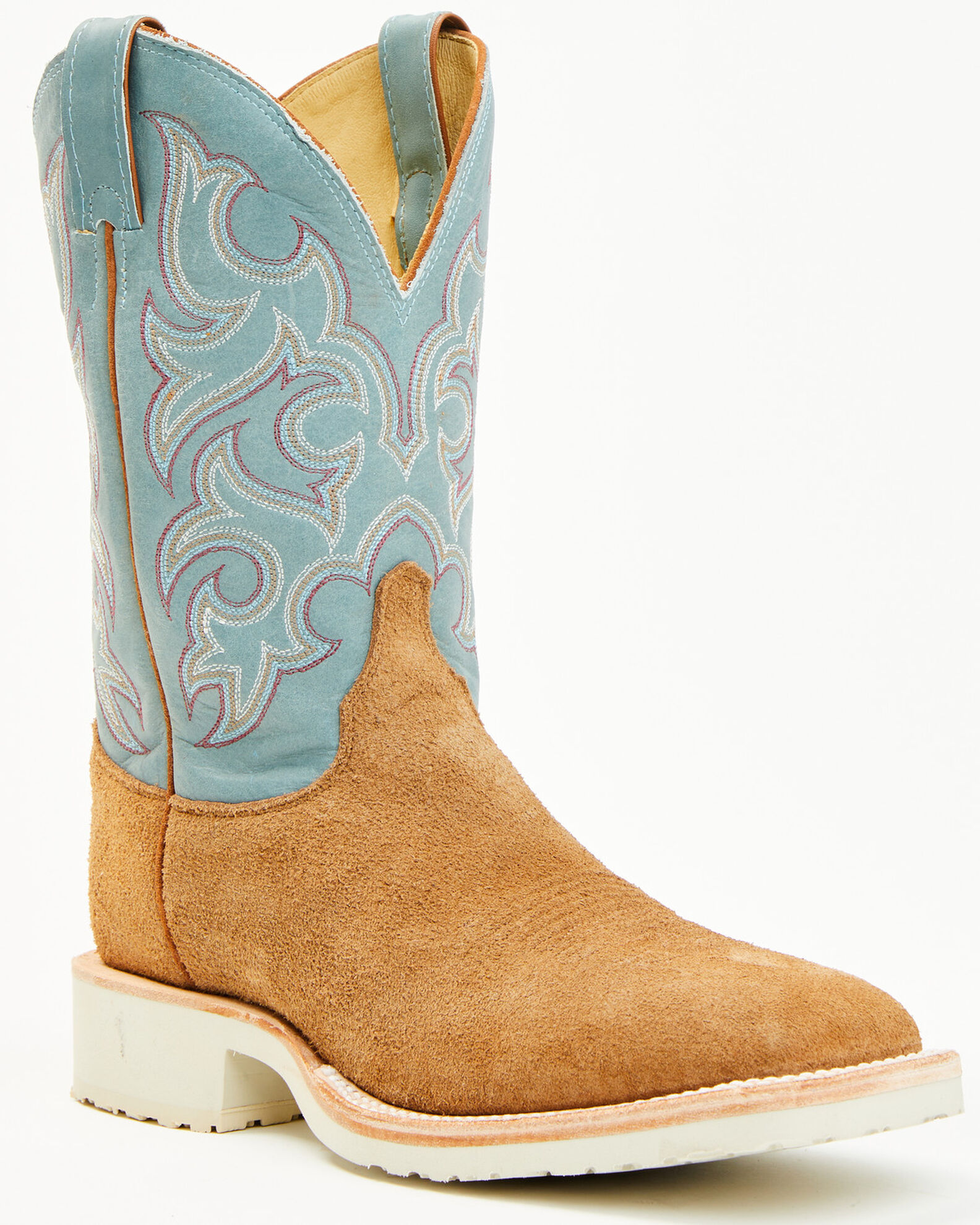 Justin square toe cowboy boots outlet