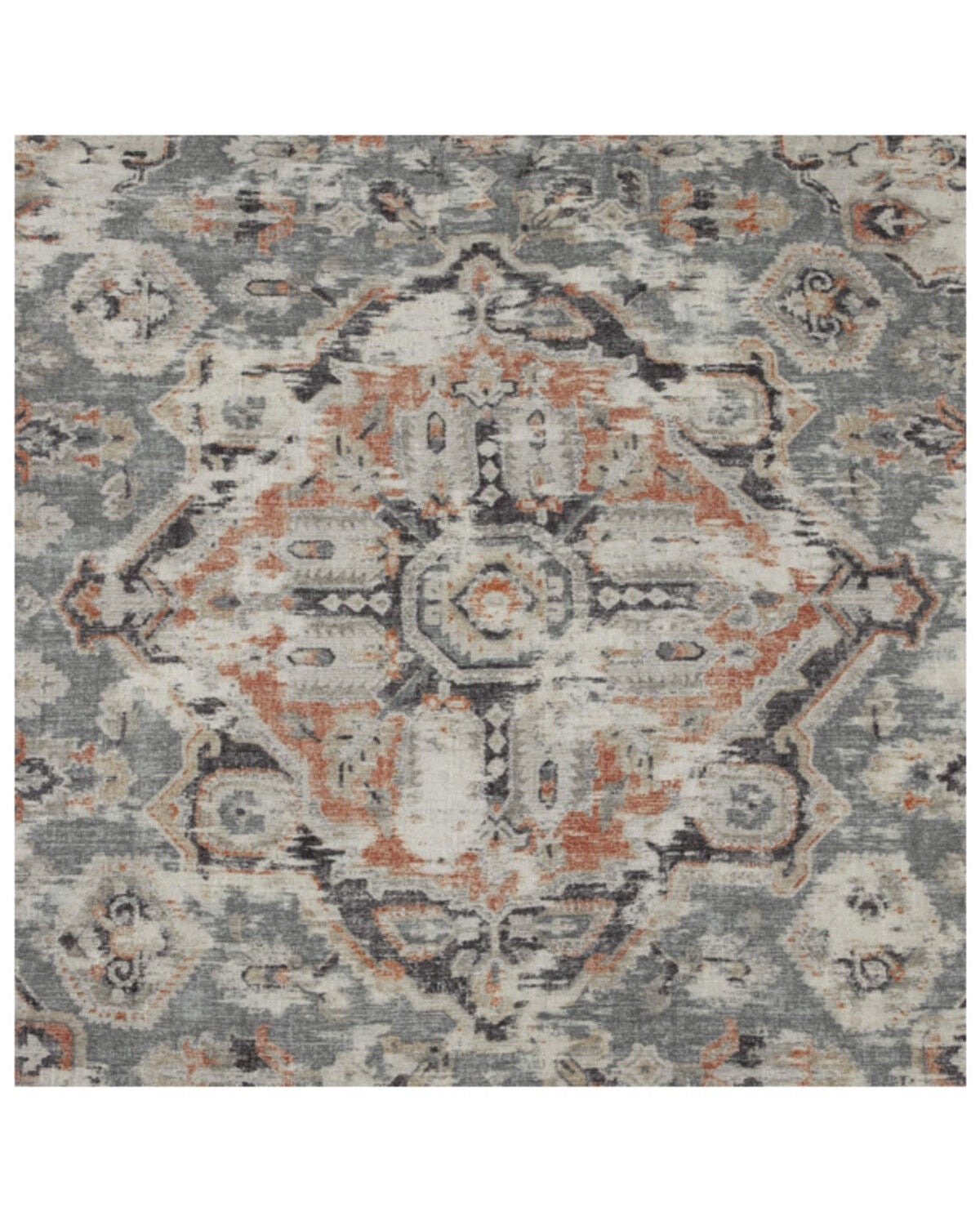 Image #3 - HiEnd Accents Carmen Kilim 3-Piece Super Queen Comforter Set, Taupe, hi-res