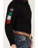 Image #3 - Rock & Roll Denim Men's Mexico Logo Long Sleeve Western Snap Shirt, Black, hi-res
