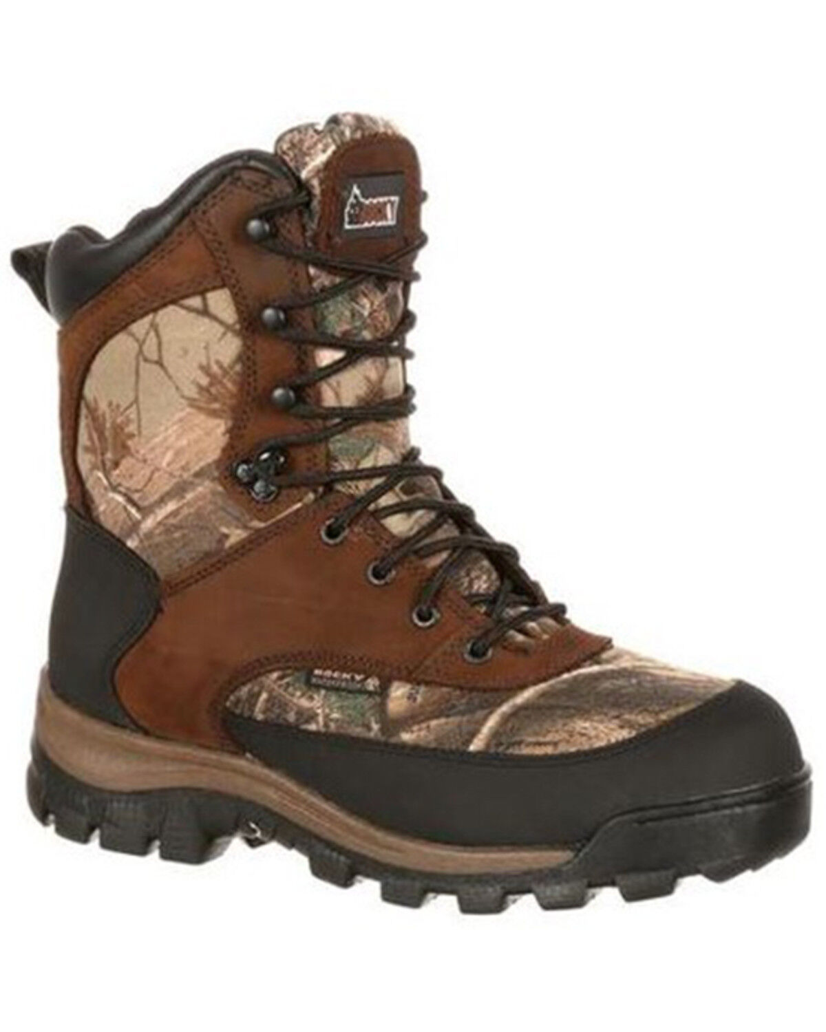 Image #2 - Rocky Core Waterproof Insulated Outdoor Boots - Soft Toe, Camouflage, hi-res