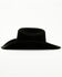 Image #3 - Wrangler Women's Rhinestone Wool Cowboy Hat, Black, hi-res