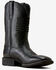 Image #1 - Ariat Men's Sport Freedom Performance Western Boots - Broad Square Toe, Black, hi-res