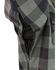 Image #4 - Milwaukee Performance Men's Aramid Checkered Plaid Biker Shirt - Big & Tall, Dark Grey, hi-res