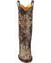 Circle G Women's Crackle Embroidered Western Boots - Snip Toe, , hi-res