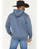Image #4 - Wrangler Men's Logo Graphic Hooded Sweatshirt, Blue, hi-res