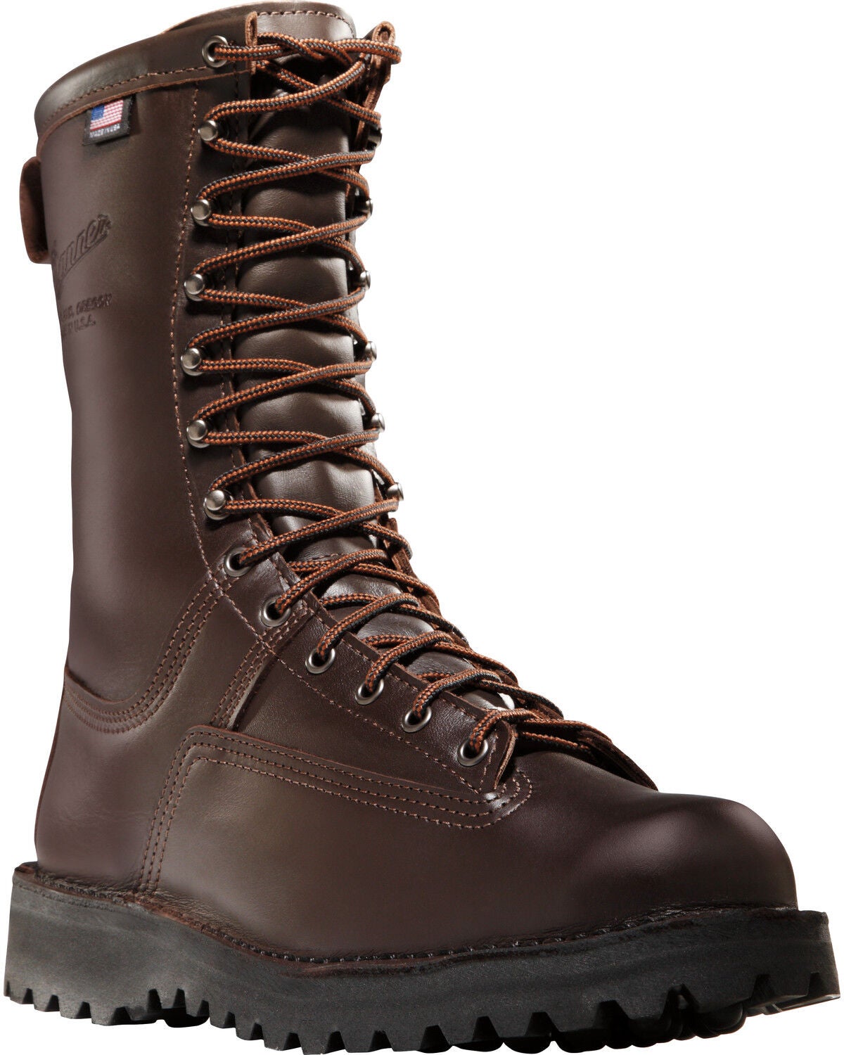 Danner Men's Brown Canadian 10" Insulated Hunting Boots - Round Toe, Dark Brown, hi-res