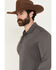 Image #2 - Cody James Black 1978® Men's Drifter Solid Long Sleeve Polo, Grey, hi-res