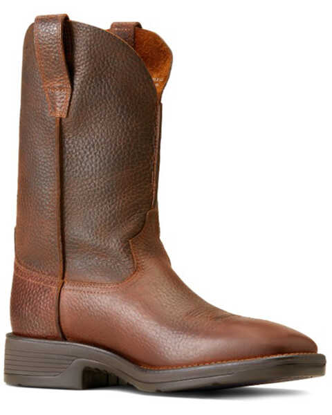 Image #1 - Ariat Men's Ridgeback Rambler Performance Western Boots - Broad Square Toe , Brown, hi-res