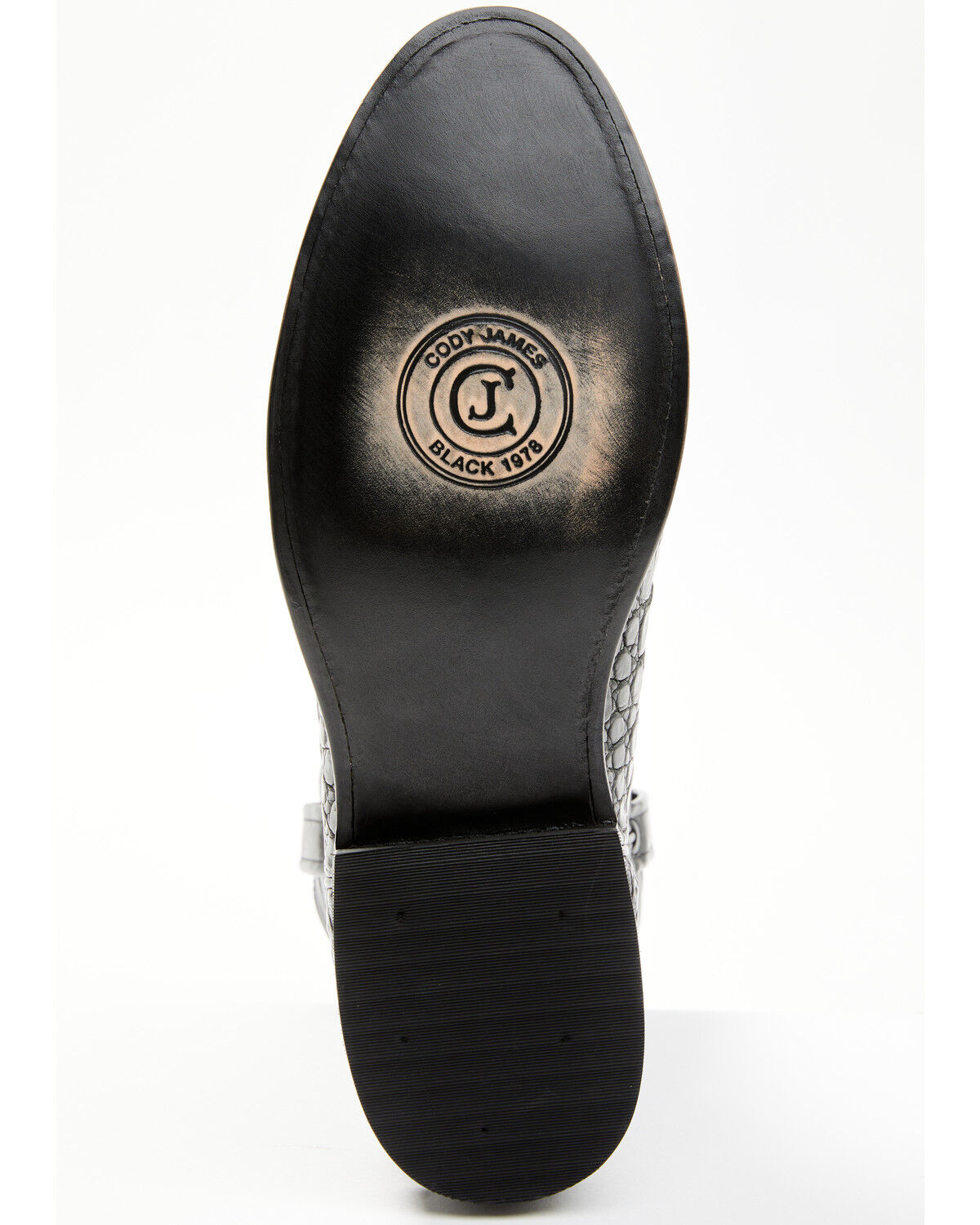 Image #7 - Cody James Black 1978® Men's Carmen Exotic Caiman Belly Roper Boots - Round Toe, Black, hi-res