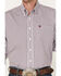 Image #4 - Cinch Men's Vertical Stripe Button Down Western Shirt , White, hi-res