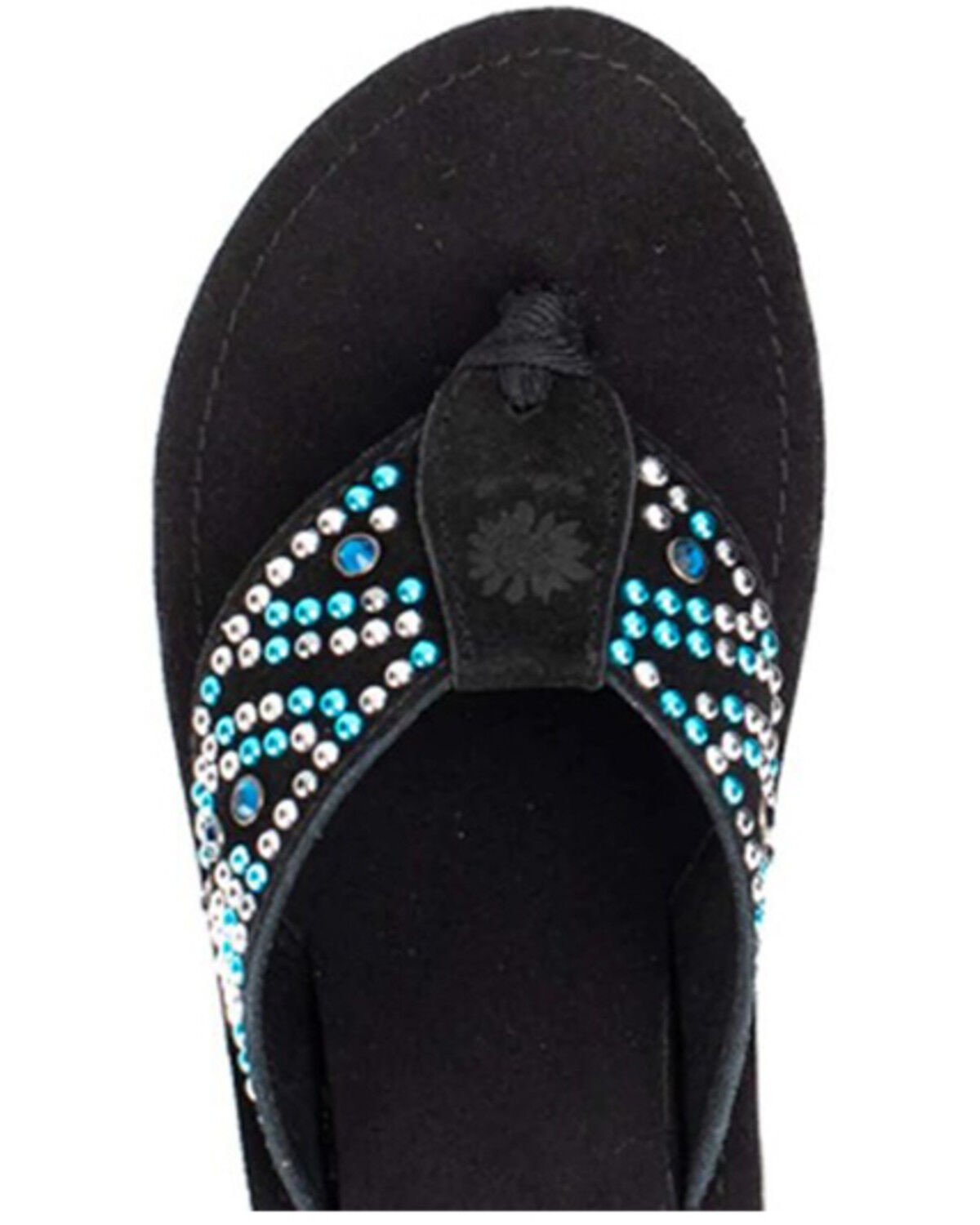 Image #2 - Yellow Box Women's Trixy Flip-Flip Wedge Sandal, Turquoise, hi-res