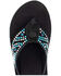 Image #2 - Yellow Box Women's Trixy Flip-Flip Wedge Sandal, Turquoise, hi-res
