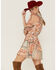 Miss Me Women's Patchwork Long Sleeve Dresss, Mauve, hi-res