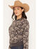 Image #2 - Ariat Women's Graphic Essential Crew Neck Long Sleeve Top, Grey, hi-res