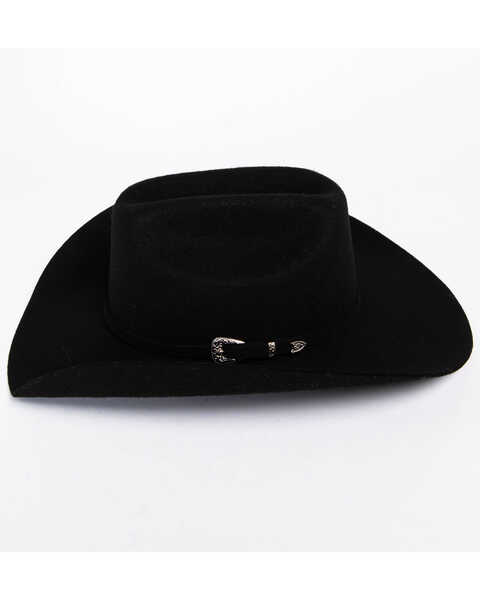 Image #4 - Cody James Boys' 3X Wool Buckle Hat, Black, hi-res