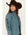 Image #2 - Ariat Women's Printed Team Softshell Jacket , Teal, hi-res