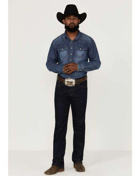 Image #1 - Cody James Men's Annex Stretch Slim Straight Jeans , Super Dark Wash, hi-res