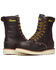 Image #5 - Thorogood Men's Boot Barn Exclusive Waterproof 8" USA Moc Work Boots - Steel Toe, Brown, hi-res