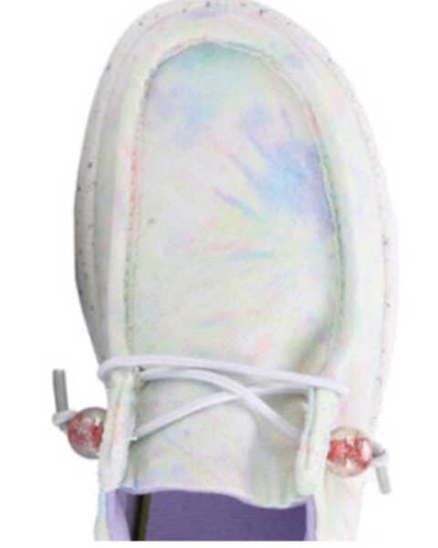 Image #6 - Lamo Footwear Girls' Tie Dye Paulie Casual Shoes - Moc Toe, Multi, hi-res