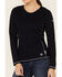 Image #2 - Ariat Women's FR Long Sleeve Polartec Top, Navy, hi-res