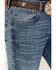 Image #2 - Wrangler 20X Men's Lakeway Medium Dark Wash Slim Straight Stretch Denim Jeans , Medium Wash, hi-res