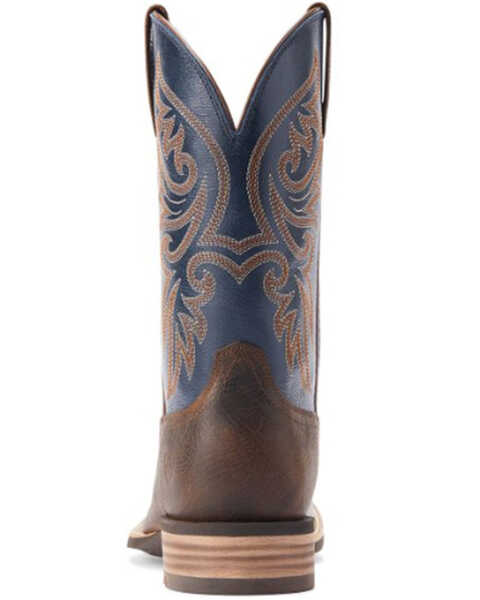 Image #3 - Ariat Men's Slingshot Rowdy Western Performance Boots - Broad Square Toe, Brown, hi-res