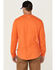 Image #4 - Hawx Men's Logo Long Sleeve Graphic Work T-Shirt - Big & Tall, Orange, hi-res