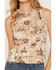 Image #3 - Shyanne Women's Oakhurst Conversation Print Tank Top, Beige, hi-res