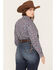 Image #4 - Roper Women's Paisley Print Long Sleeve Button Down Western Shirt - Plus, Wine, hi-res